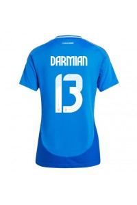 Italia Matteo Darmian #13 Fotballdrakt Hjemme Klær Dame EM 2024 Korte ermer